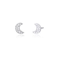 Orecchini Mabina Donna Small Moon in Argento 563239 - 563239